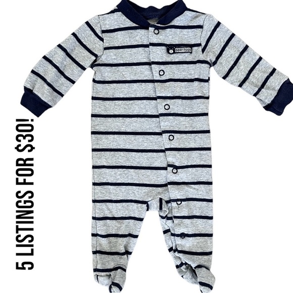 Carter’s baby boy footies 3 month sleep and play - Picture 1 of 5